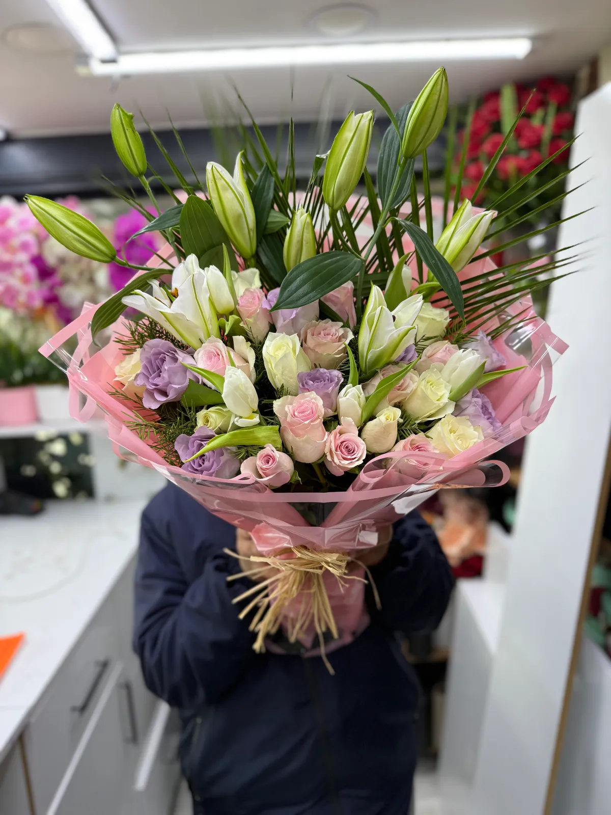 İthal Buket Gül Lale Kazablanka