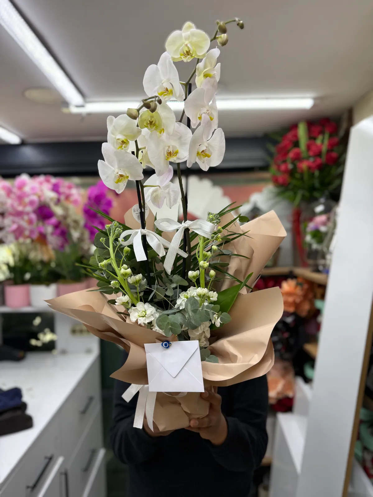 İthal Orkide Lüx Süsleme