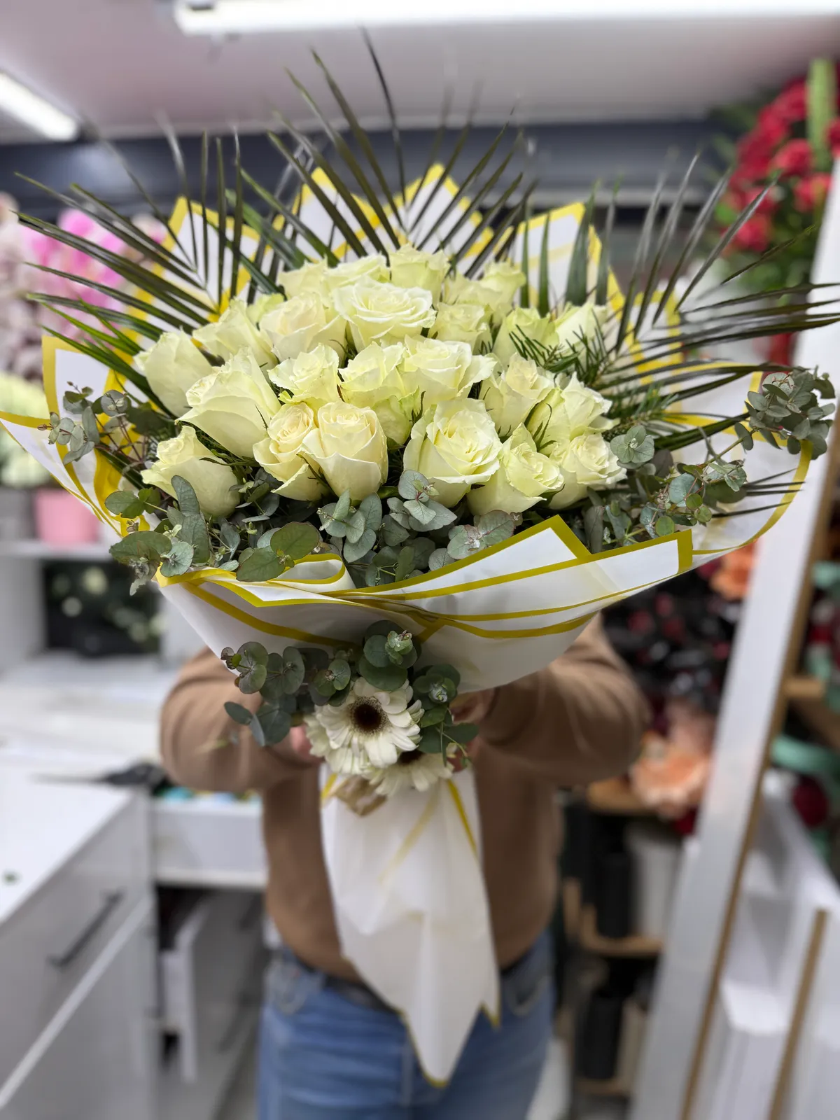 25 beyaz Gül İthal 