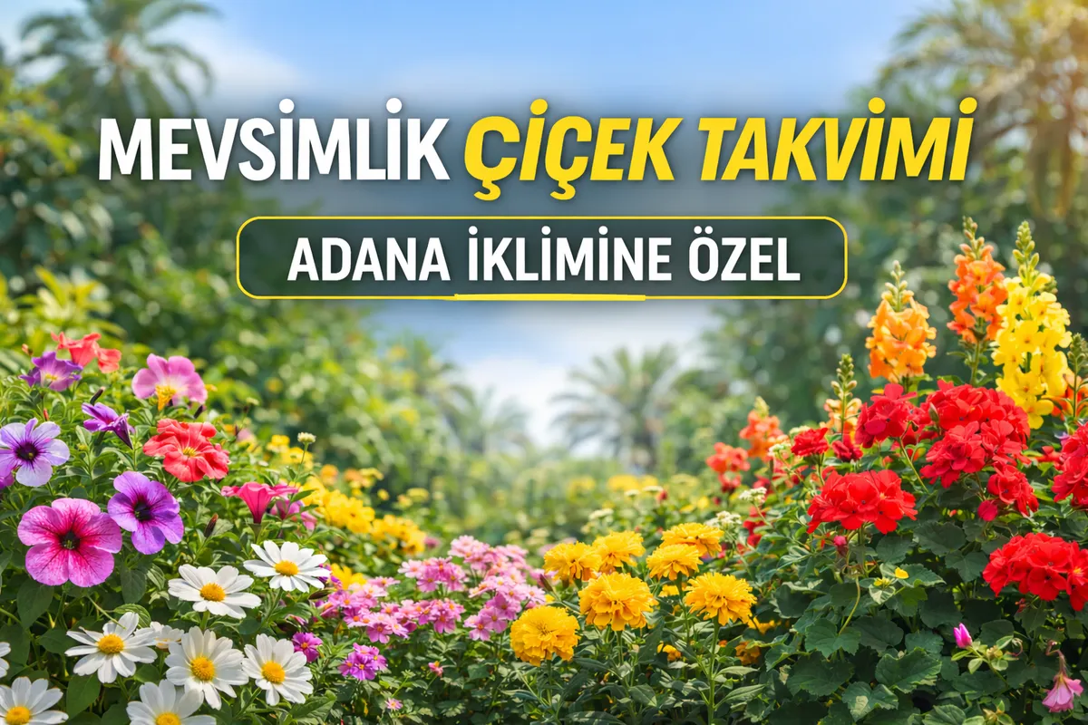 Mevsimlik Çiçek Takvimi: Adana İklimine Özel