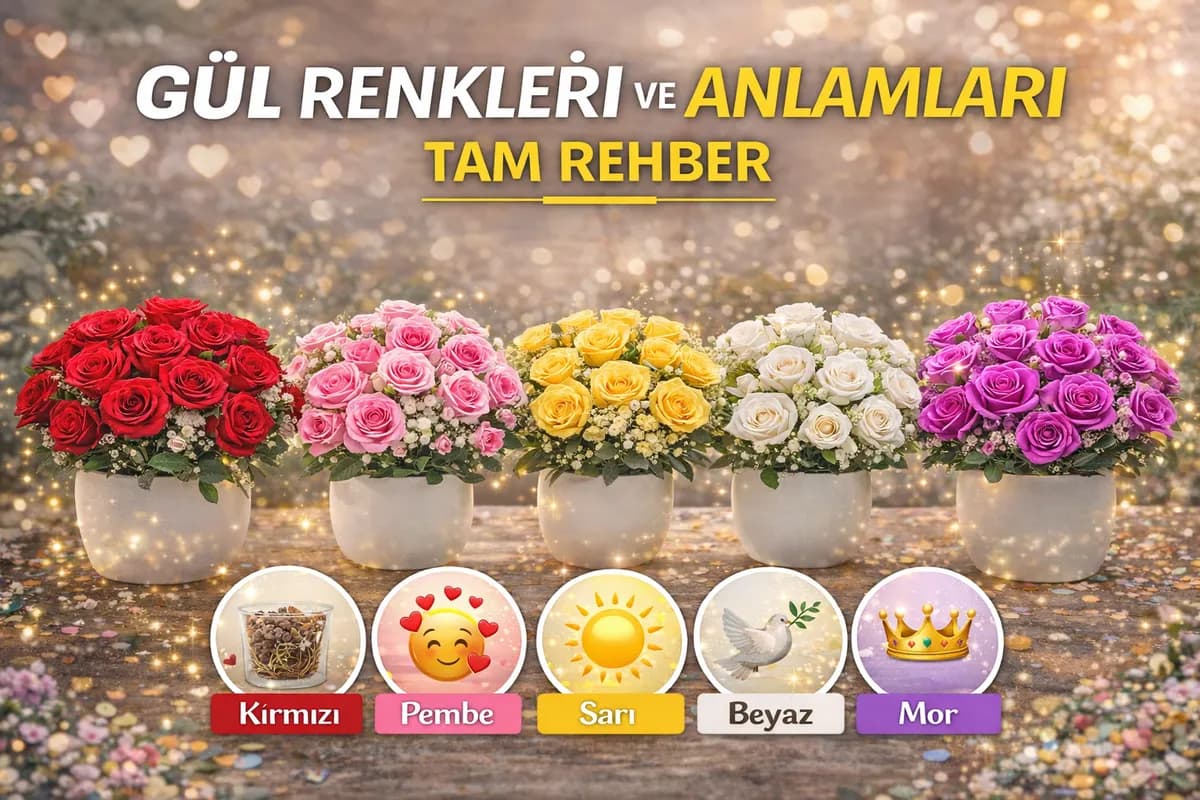 Gül Renkleri ve Anlamları: Tam Rehber