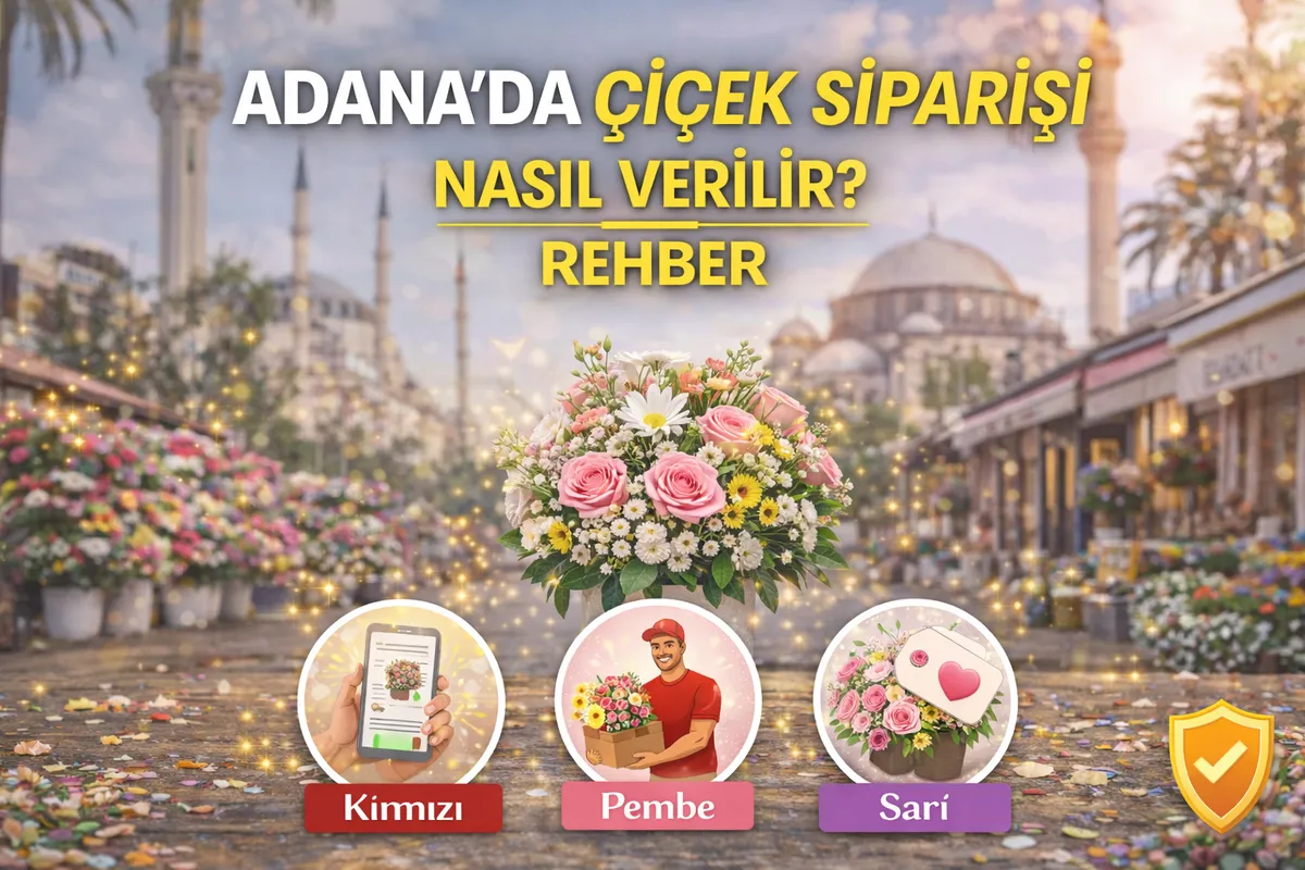Adana'da Çiçek Siparişi Nasıl Verilir? Rehber